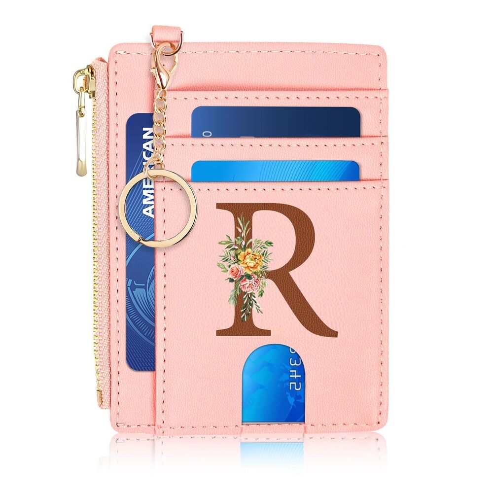 3651 Slim Card Holder , Slim Wallet RFID Blocking Thin Travel Wallet,PU